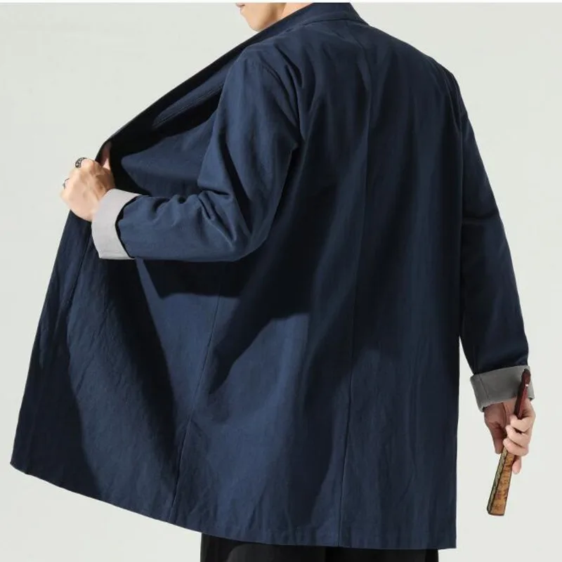 Veste Kimono Style Japonais Classique - Image 5