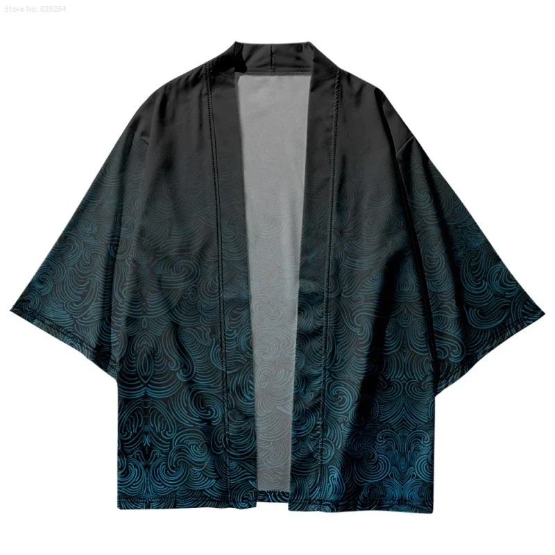 Veste Kimono Vague Dégradée - Image 2