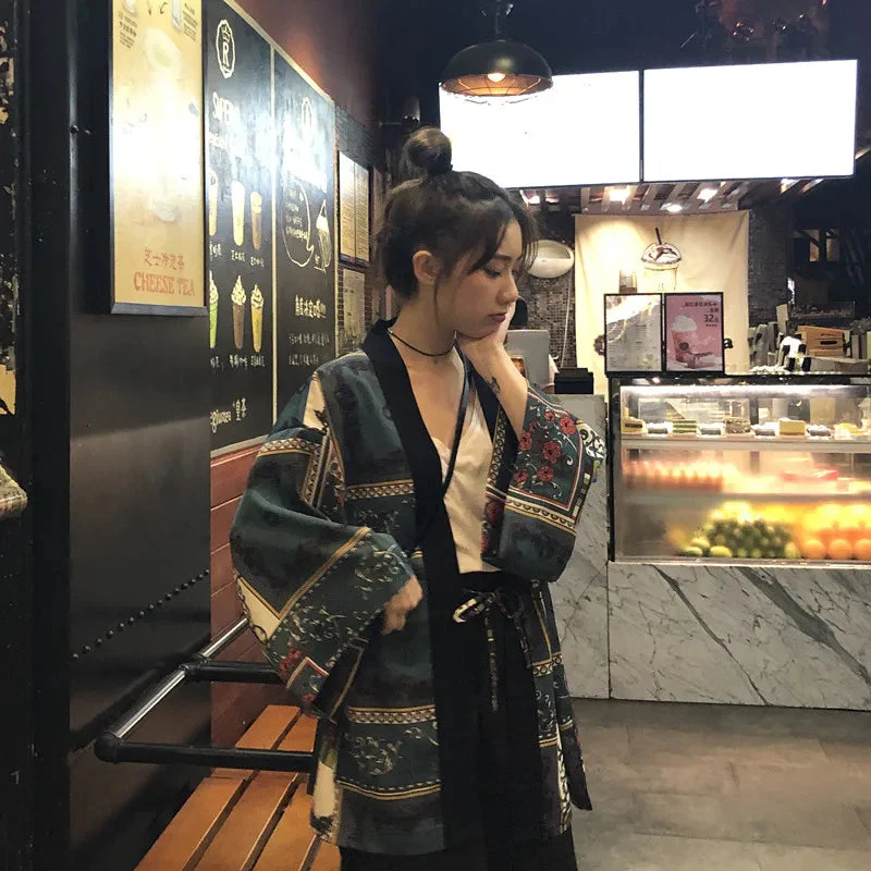 Veste Kimono Vintage Femme - Image 4