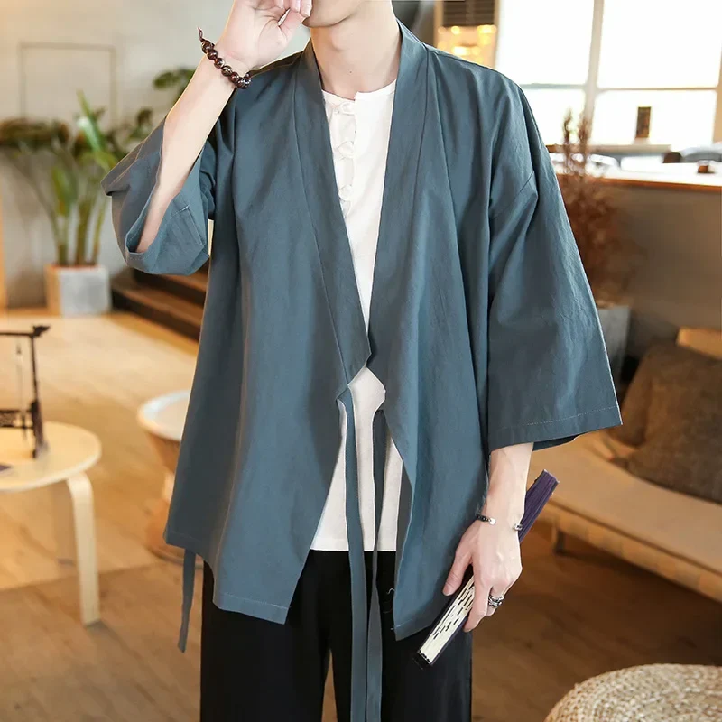 Veste Légère Kimono Homme - Image 3