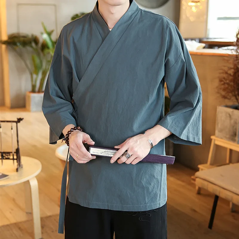 Veste Légère Kimono Homme - Image 4