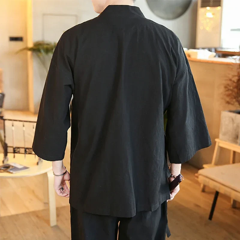 Veste Légère Kimono Homme - Image 7