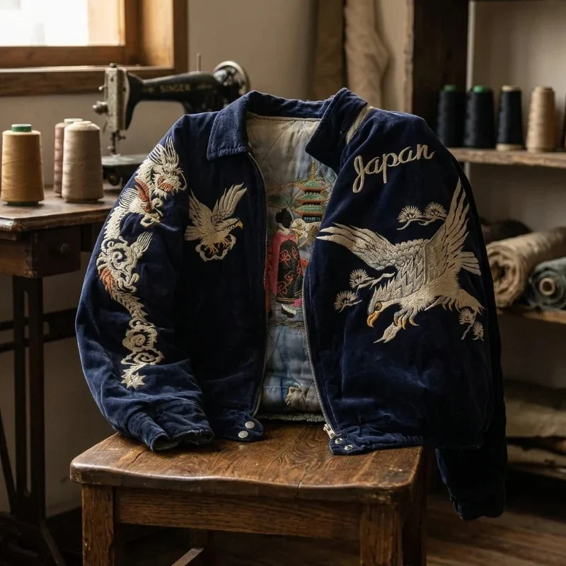 Veste Sukajan Aigle Japonais - Image 4