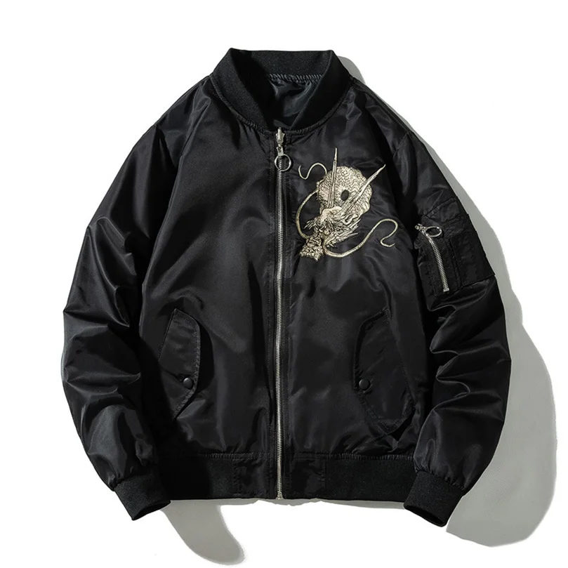 Veste Sukajan Noire Rembourrée - Image 2
