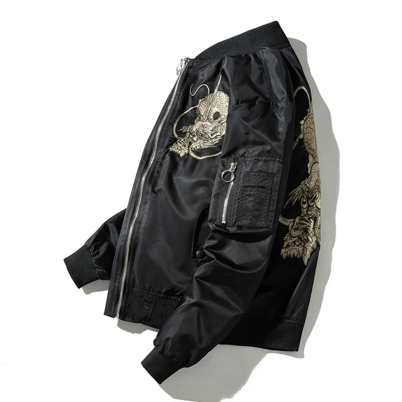 Veste Sukajan Noire Rembourrée - Image 3