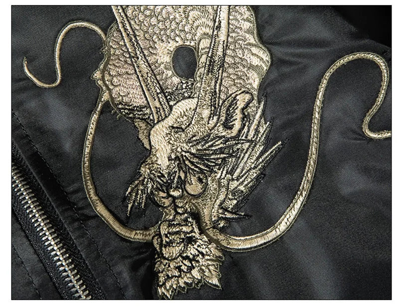 Veste Sukajan Noire Rembourrée - Image 5